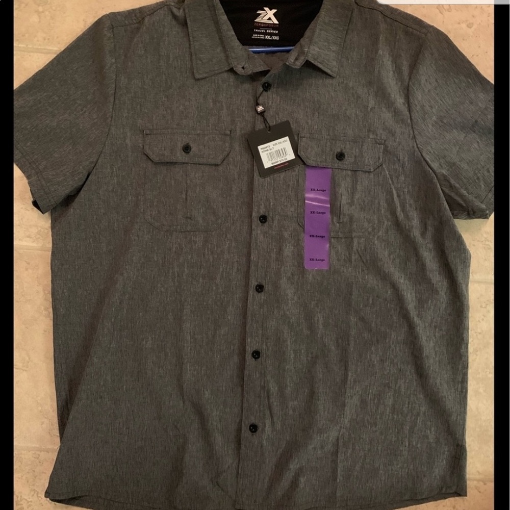 ZeroXposur Men’s 2XL button down Shirt